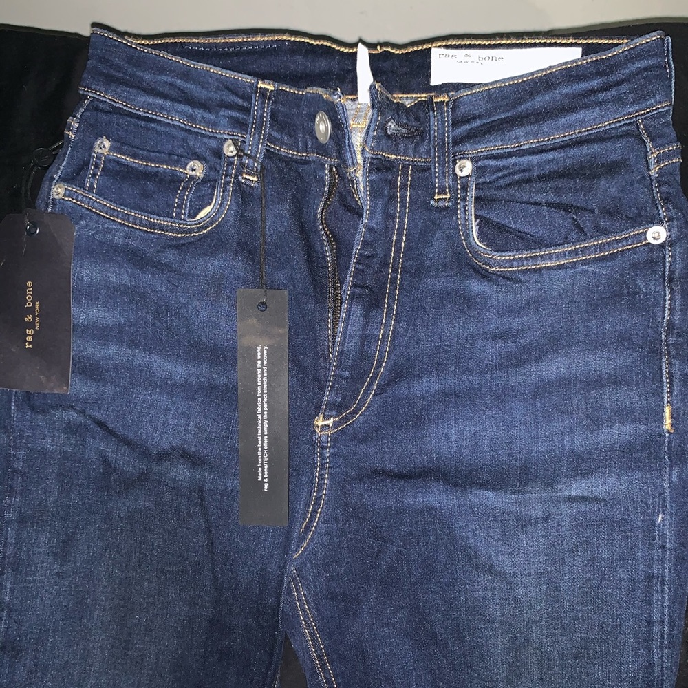 Rag & Bone Nina high rise skinny ankle jeans